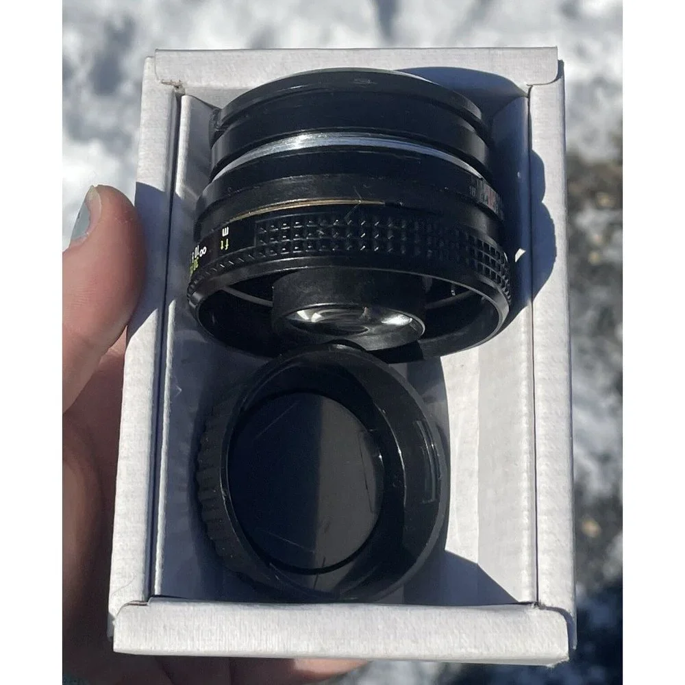 Vintage Camera Lens Rikenon 52 Zoom 1:2 50mm RKN 35-70 F3.5-4.5 w/ Box RICOH